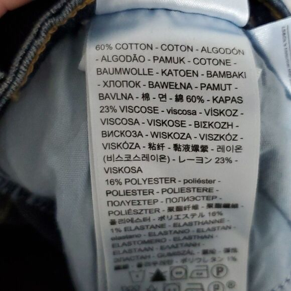 LEVI'S 721 dark wash 26x29 high rise skinny jeans - Picture 7 of 8